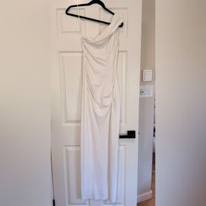 Victor Glemaud One Shoulder White Dress